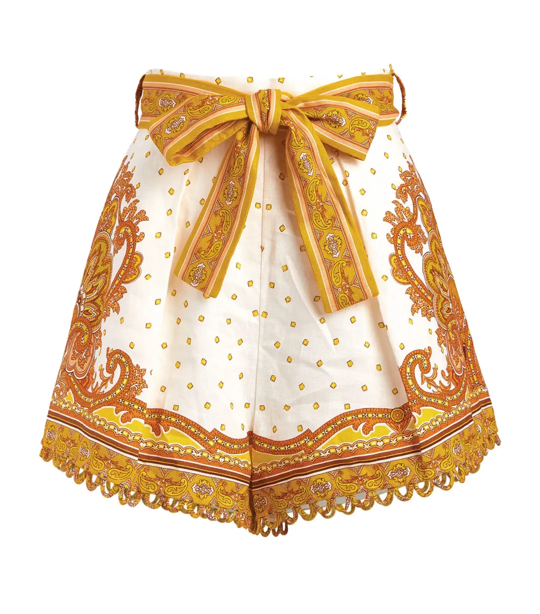 Zimmermann Bells Paisley Blouse & Short Set Print Size 1 for rent on The Volte - main image