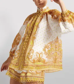 Zimmermann Bells Paisley Blouse & Short Set Print Size 1 for rent on The Volte - image 2