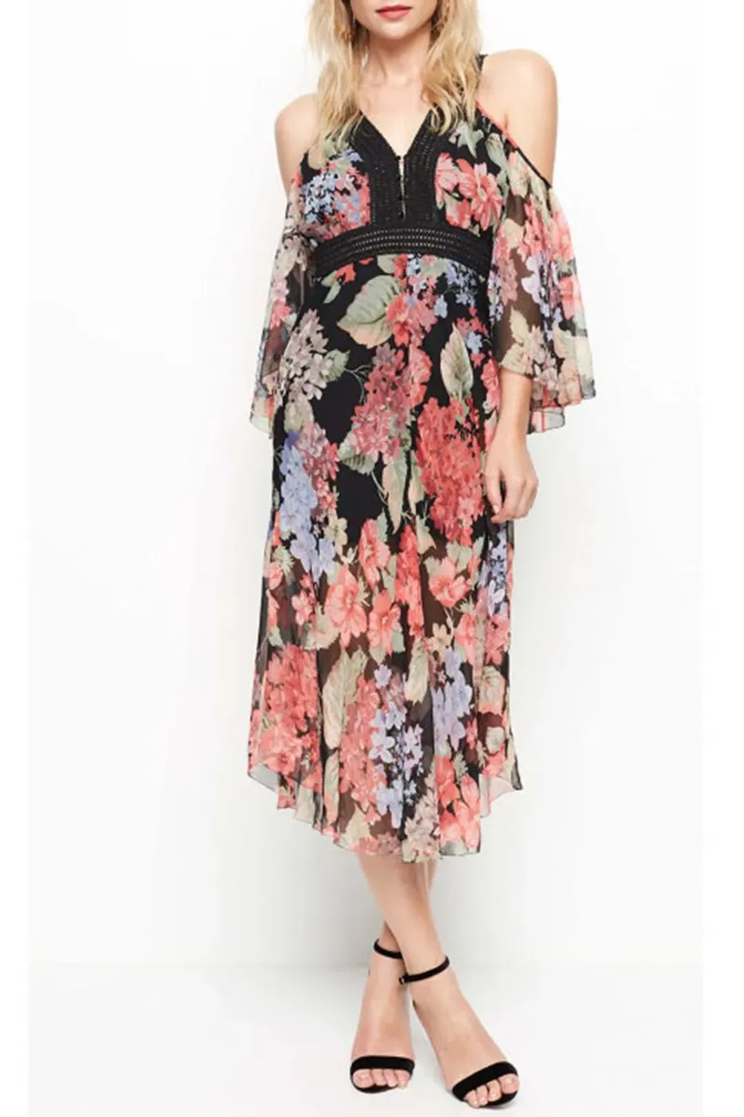 Alice McCall The Dreamer Floral Dress Print Size 10 for rent on The Volte - main image