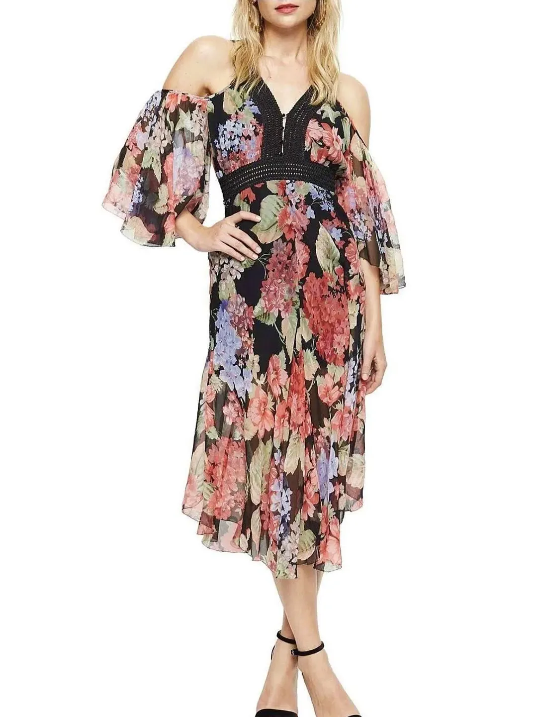 Alice McCall The Dreamer Floral Dress Print Size 10 for rent on The Volte - main image