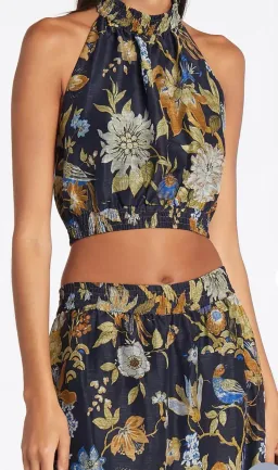Sir The Label Lilian Halter Top Size 1 and Skirt Size 2 Set in Delia Print for rent on The Volte - image 4