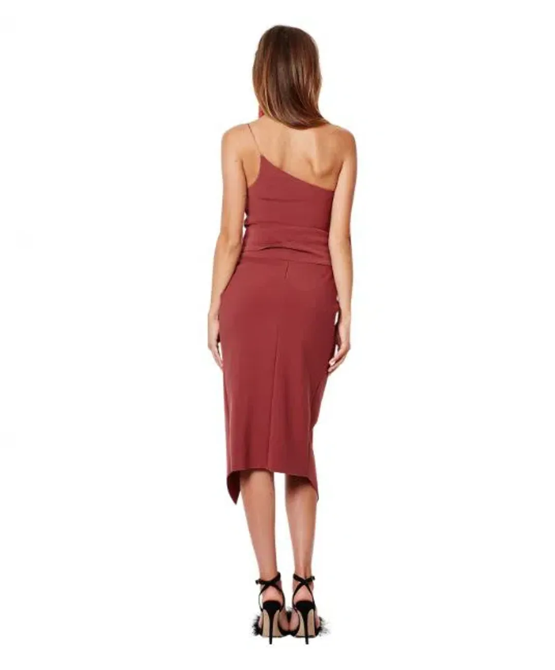 Bec & Bridge Lady Allure Skirt & Top Set Burgundy Size 8 for rent on The Volte - main image
