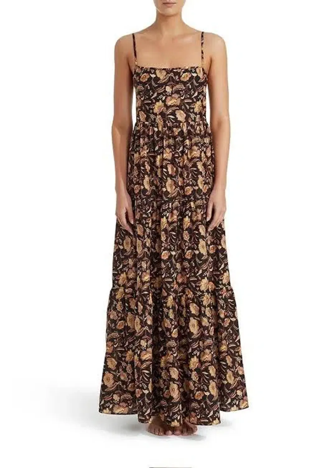 Matteau Tiered Low Back Sundress Print Size 1 for rent on The Volte - main image