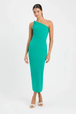 Kookai Bambi Midi Dress Green Size 10  for rent on The Volte - image 1