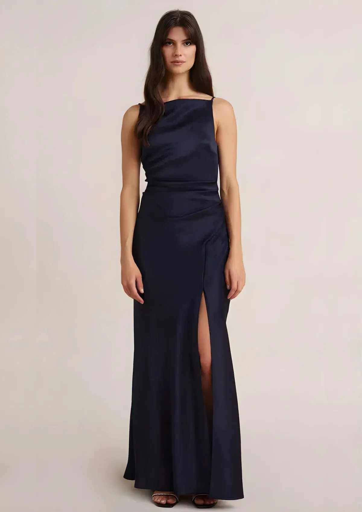 Bec & Bridge The Dreamer Maxi Dress Navy Size 8 for rent on The Volte - main image