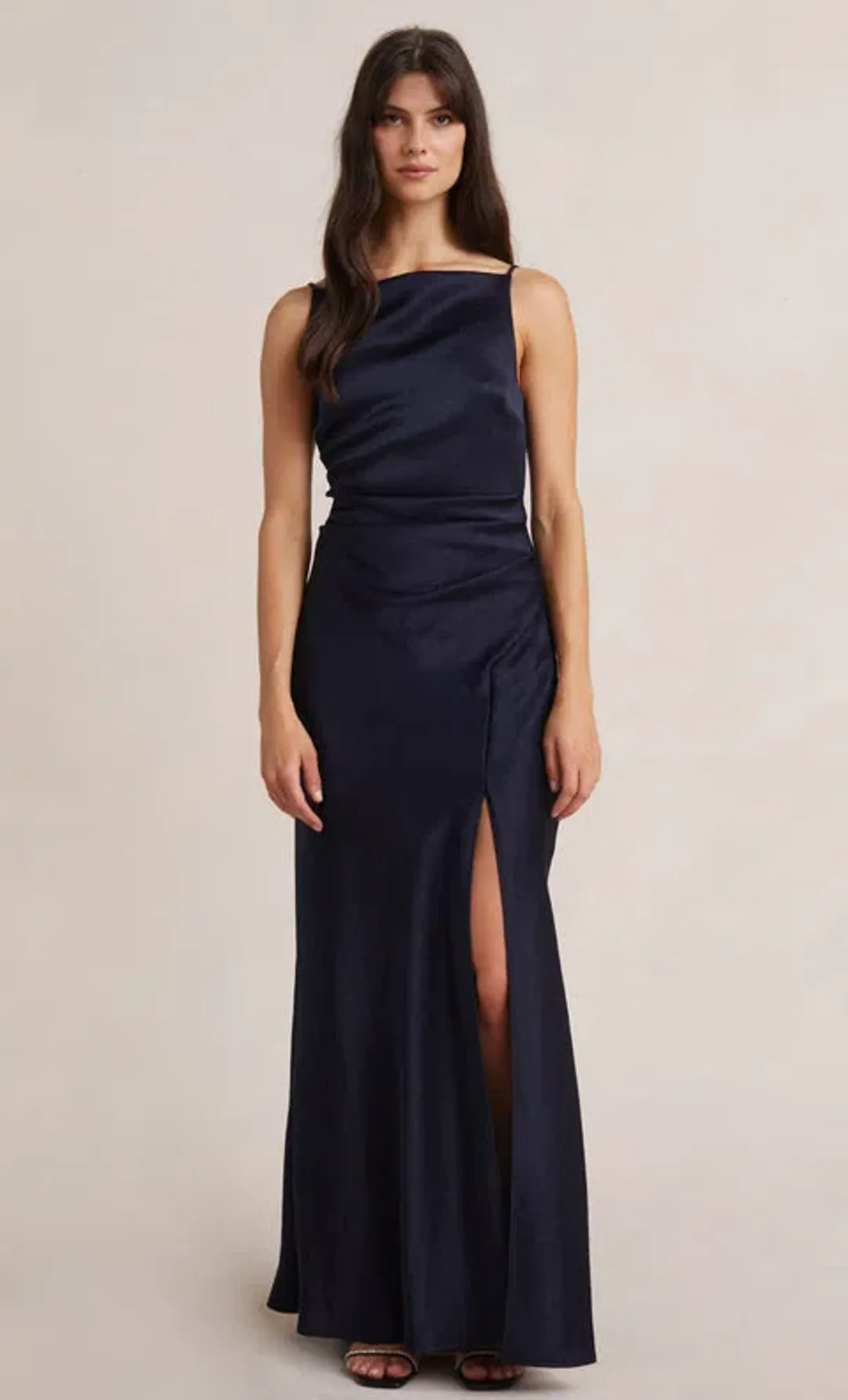 Bec & Bridge The Dreamer Maxi Dress Navy Size 8 for rent on The Volte - main image