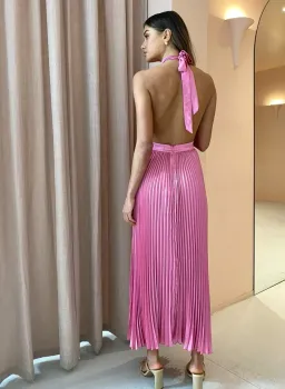 Lidee - Renaissance Gown, Hot Pink, Size 8  for rent on The Volte - image 2