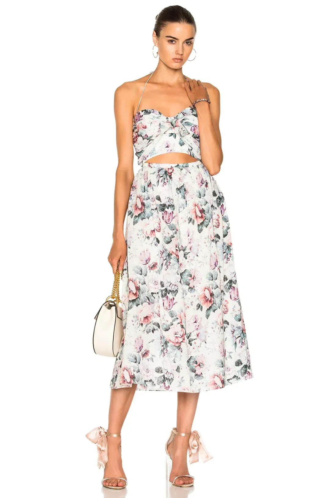 Zimmermann Jasper Tie Dress Floral Size 8 for rent on The Volte - main image