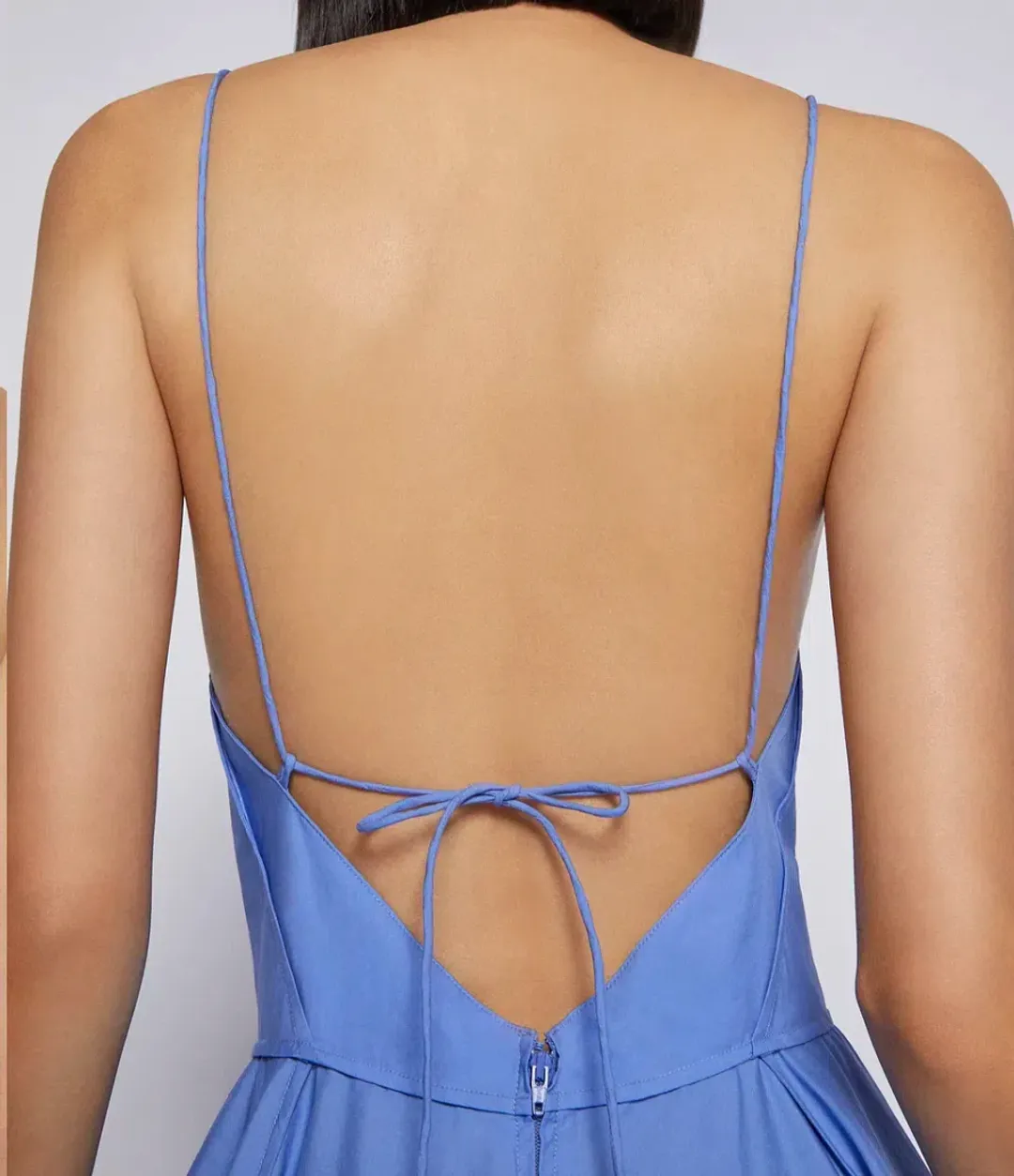 Scanlan Theodore Parachute Cotton Strappy Dress Blue Size 6 for rent on The Volte - main image