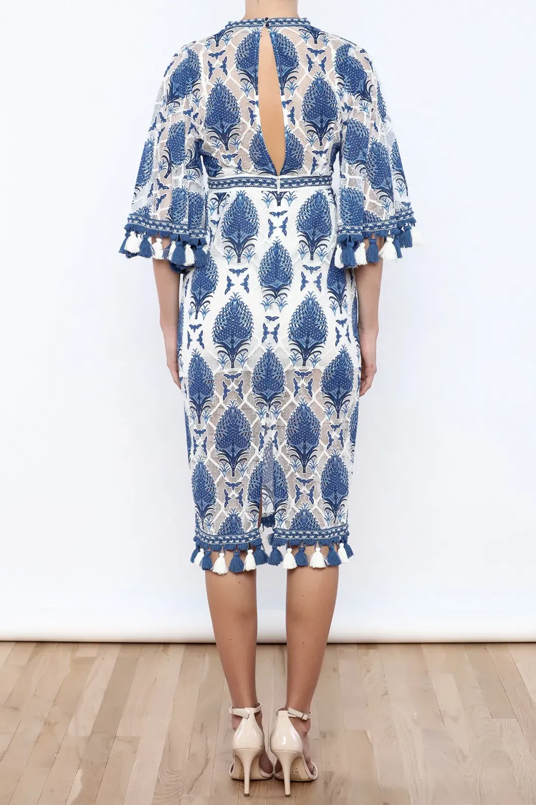 Alice McCall Memphis Palm Burnout Dress Print Size 8 for rent on The Volte - main image