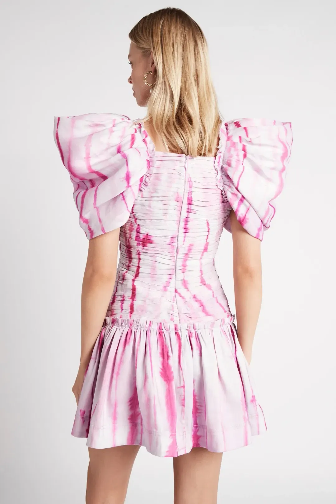 Aje Introspect Butterfly Mini Dress Print Size 10 for rent on The Volte - main image