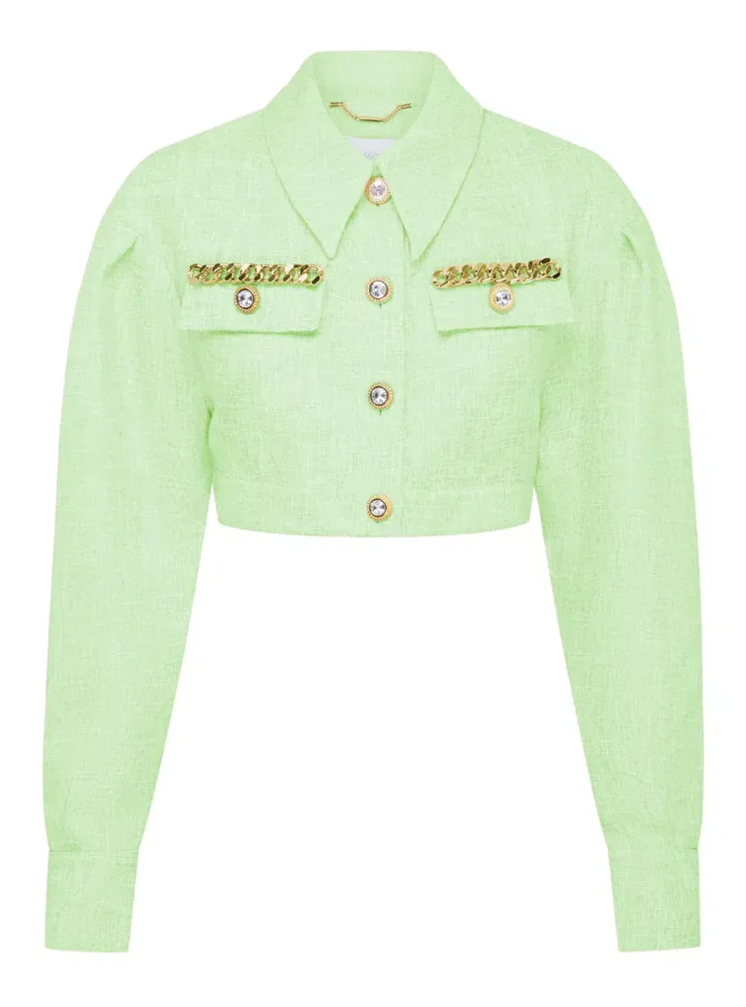 Alice McCall Catalina Jacket and Mini Skirt Set Lime Cream Size 10 for rent on The Volte - main image