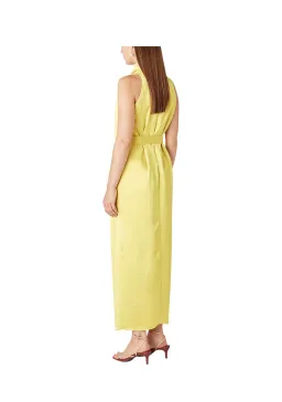 Camilla and Marc Phoebe Drape Dress Yellow Size 10 for rent on The Volte - image 3