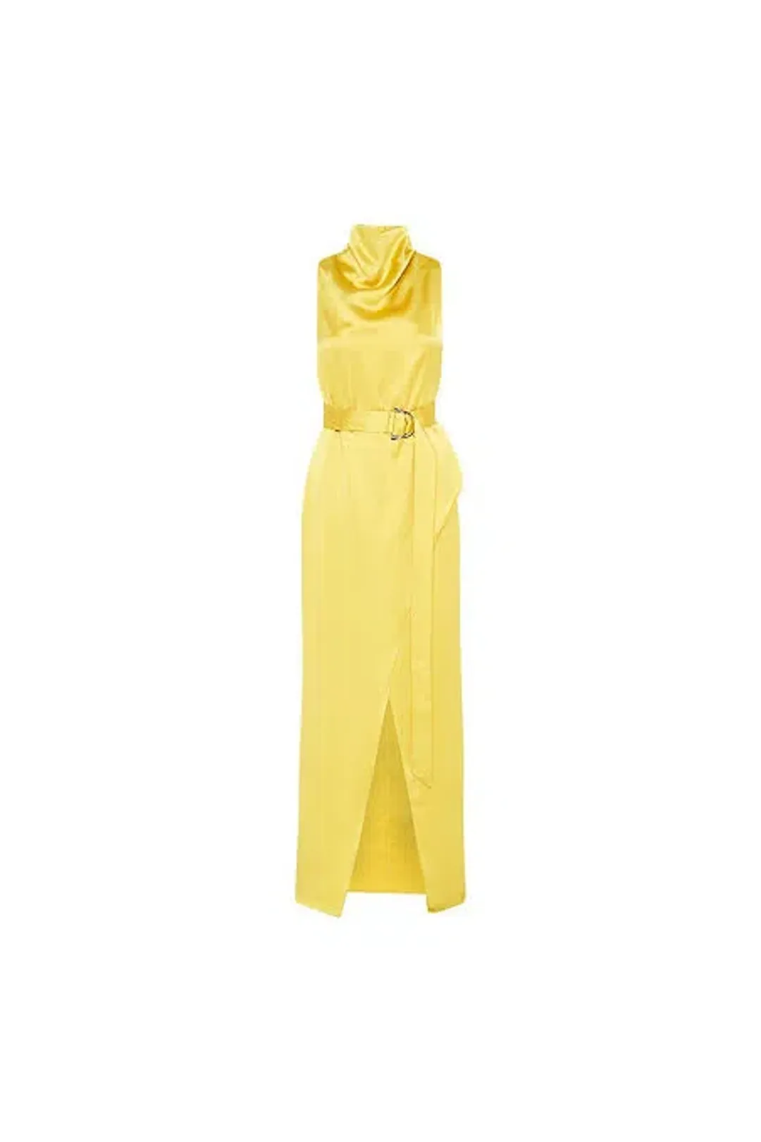 Camilla and Marc Phoebe Drape Dress Yellow Size 10 for rent on The Volte - main image