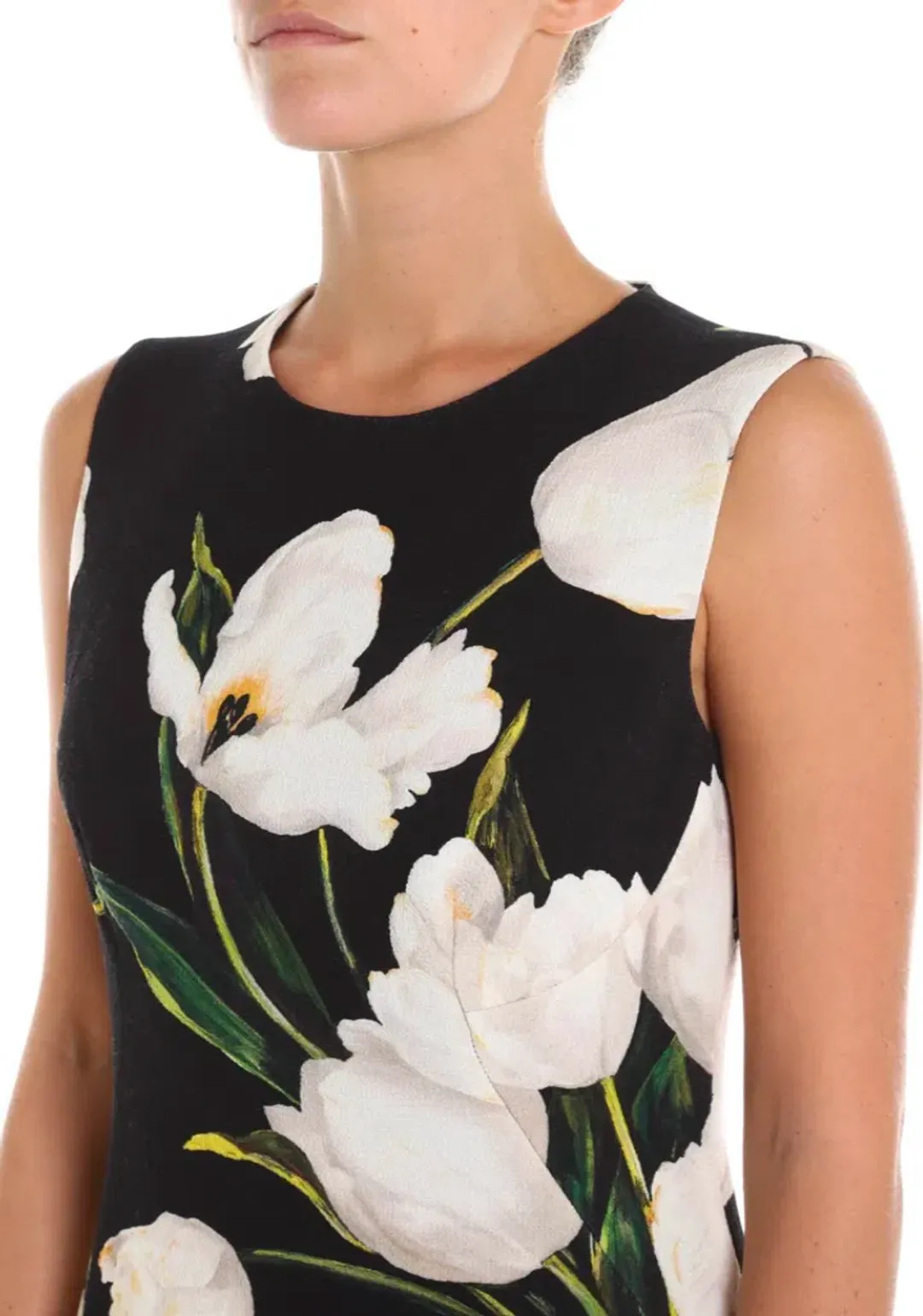 Dolce & Gabbana Tulip Print Dress Size 8 for rent on The Volte - main image