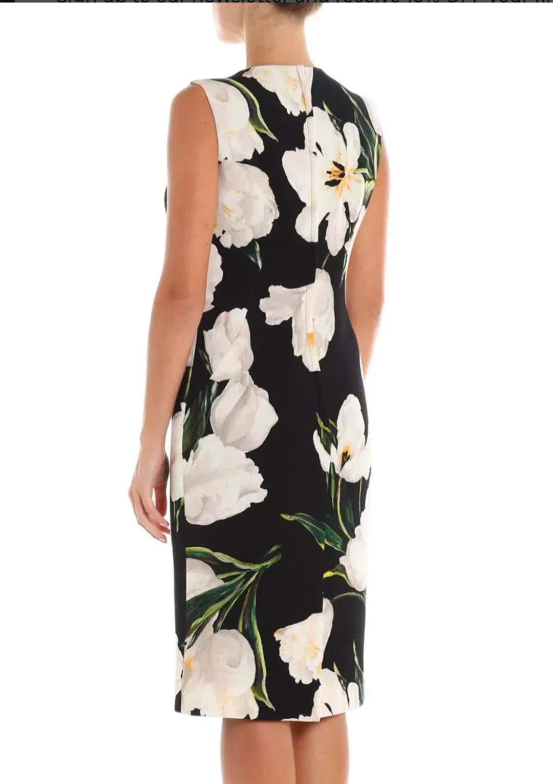 Dolce & Gabbana Tulip Print Dress Size 8 for rent on The Volte - main image