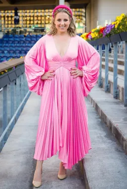 Acler Palms Dress Confetti Pink Size 12 for rent on The Volte - image 3