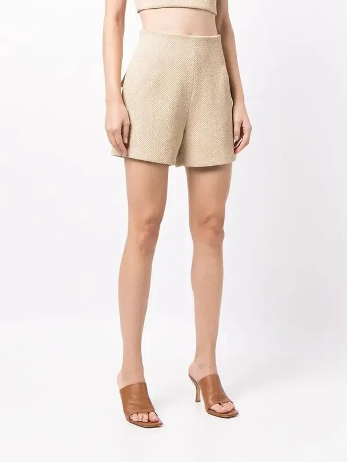 Manning Cartell French Kiss A Line Short Beige Size AU 10 for rent on The Volte - main image