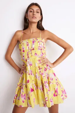 Aje Wildflower Mini Dress Floral Size 4 for rent on The Volte - image 2