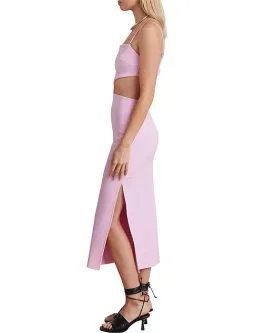 Bec & Bridge Alba Cut Out Midi Dress Pink Size 14 for rent on The Volte - image 2