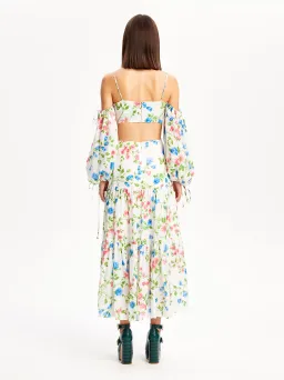Alice McCall Rolling Meadows Midi Dress Bluebell Print Size 12 for rent on The Volte - image 2