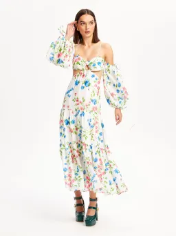 Alice McCall Rolling Meadows Midi Dress Bluebell Print Size 12 for rent on The Volte - image 5