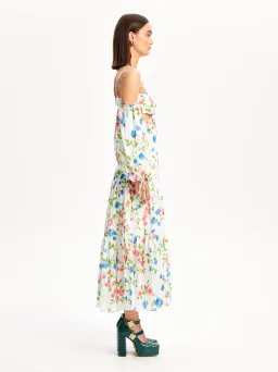 Alice McCall Rolling Meadows Midi Dress Bluebell Print Size 8 for rent on The Volte - image 2