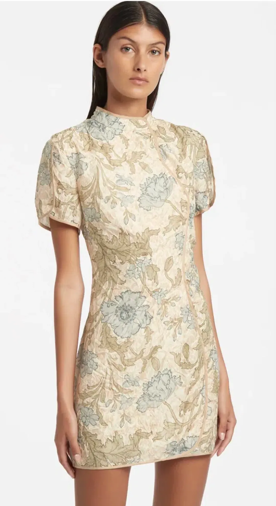 Sir the Label Maev Mini Dress Florence Print Size 2 / AU 10 for rent on The Volte - main image