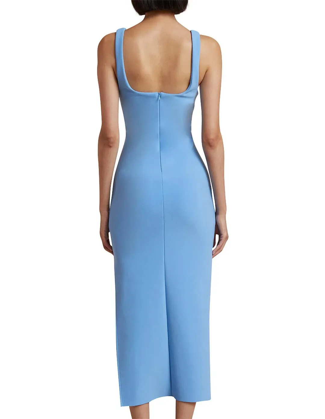 Bec and Bridge Iris Midi Dress Malibu Blue Size 10 for rent on The Volte - main image