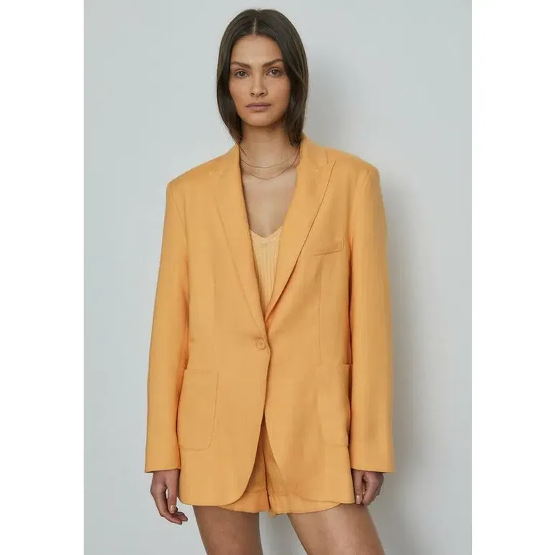 Viktoria and Woods Capulet Blazer Lava Bralette & Dawson Shorts Set Yellow Size 2 for rent on The Volte - main image