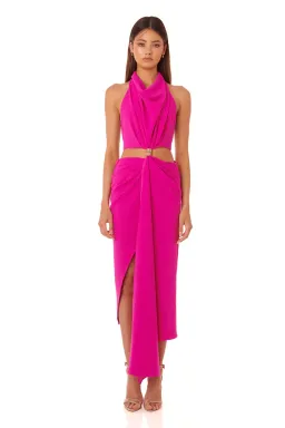 Eliya the Label Aphrodite Dress in Fuchsia Pink Size 8 for rent on The Volte - image 1