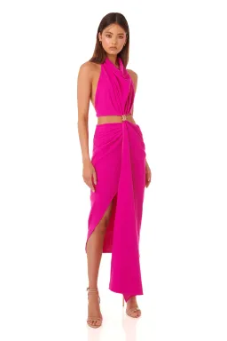 Eliya the Label Aphrodite Dress in Fuchsia Pink Size 8 for rent on The Volte - image 2