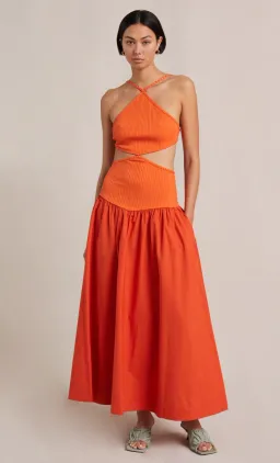 Bec & Bridge Ula Cut Out Maxi Dress Chilli Orange Size S / AU 8 for rent on The Volte - image 5