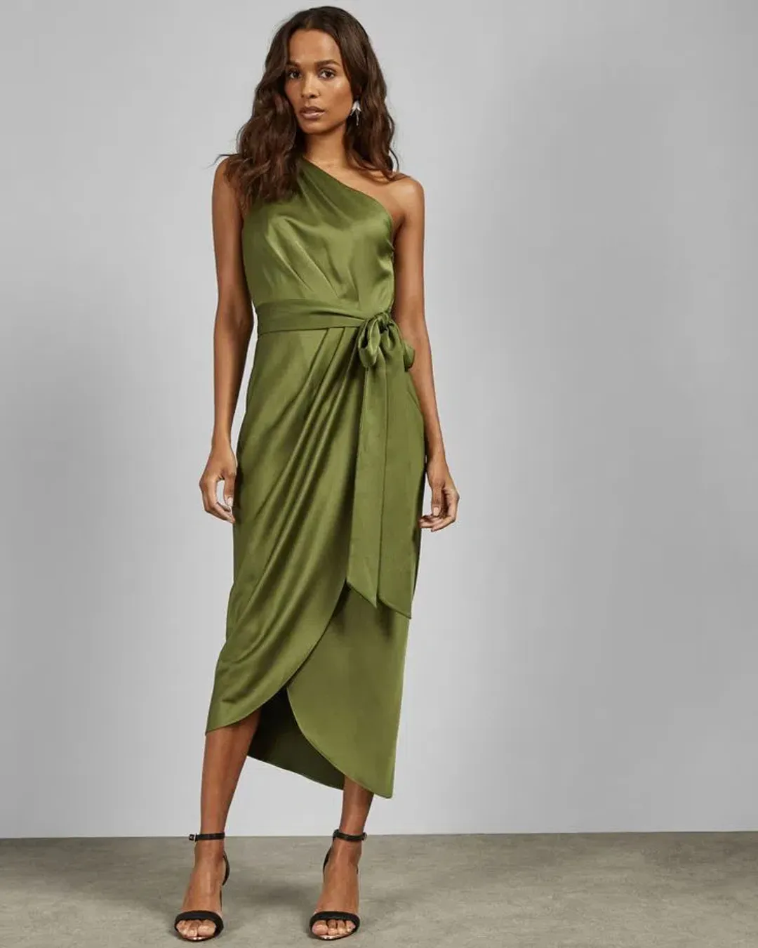 Ted Baker Gabie Dress Green Size 8 for rent on The Volte - main image