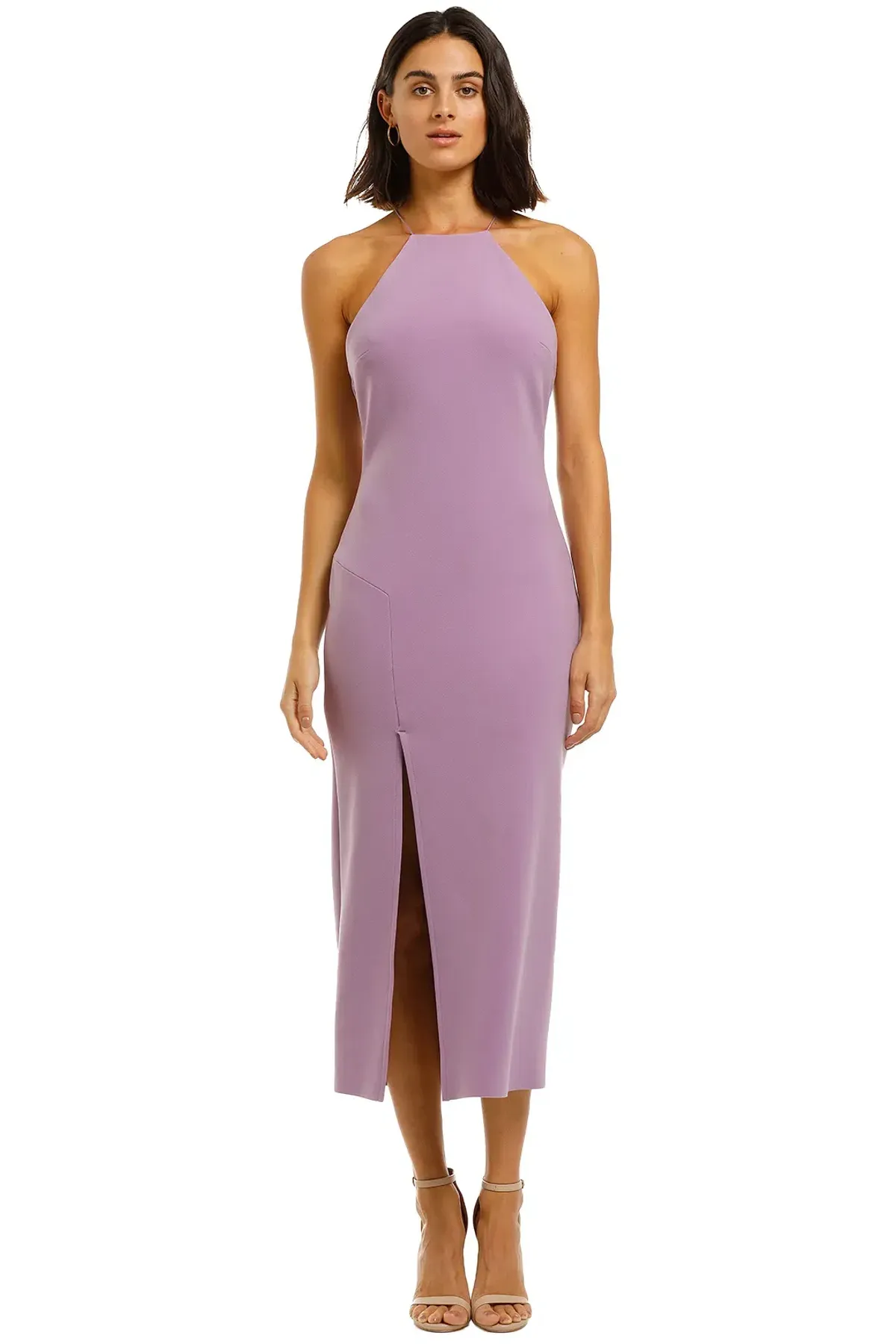 Bec & Bridge Candy Midi Dress Purple Size 10  for rent on The Volte - main image
