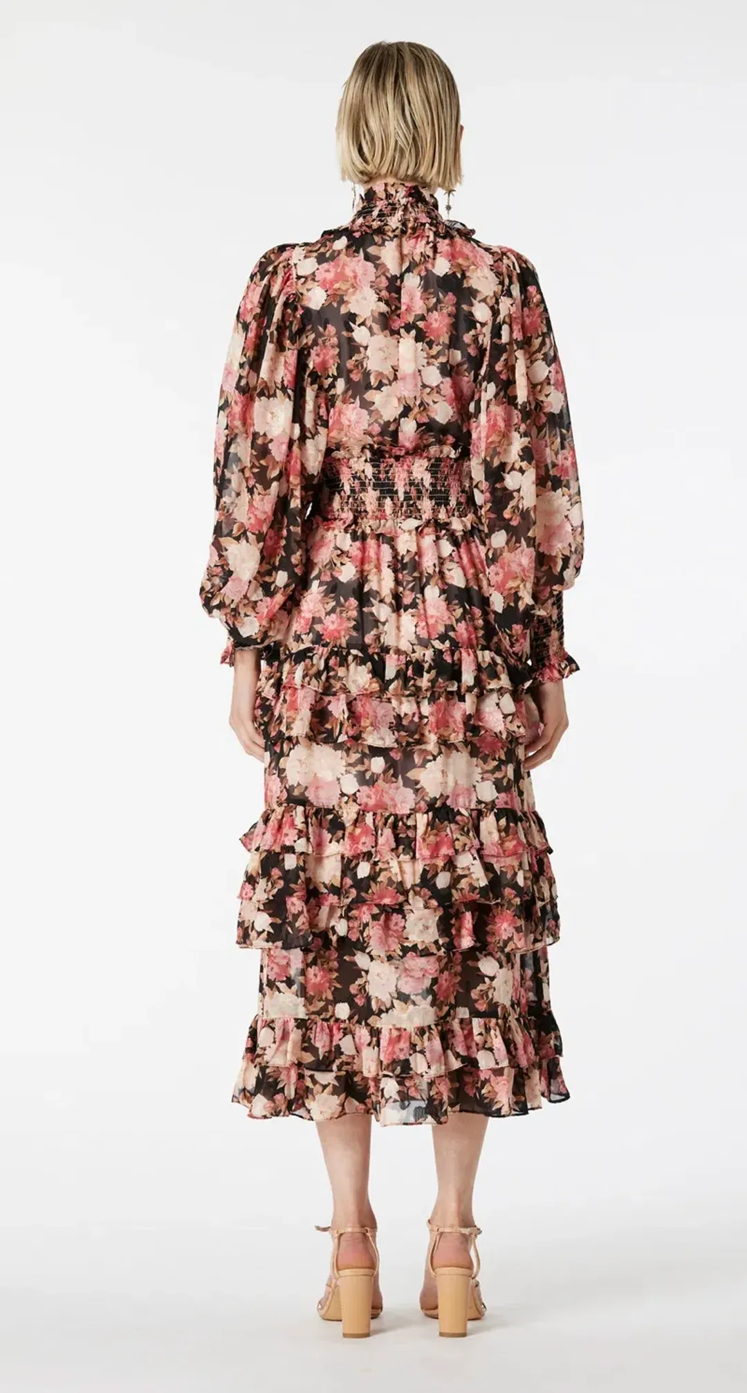Elliatt Sonvia Maxi Dress Print Size 10  for rent on The Volte - main image