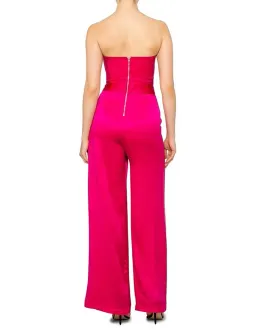 Bec & Bridge Grand Amour Jumpsuit Hot Pink Size 10 for rent on The Volte - image 3