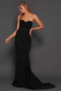Elle Zeitoune Arianna Dress Black Size 12 for rent on The Volte - image 1