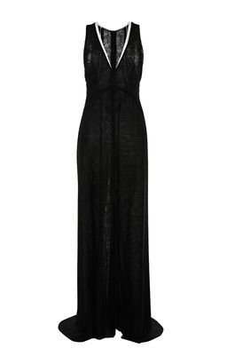 Galvan Pleated Lace Plunge Neck Dress for rent on The Volte - image 3