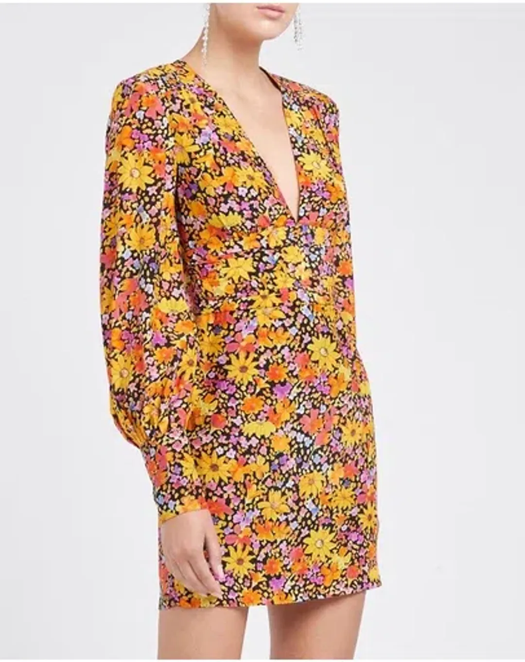 Rebecca Vallance Arles Mini Dress Print Size 6 for rent on The Volte - main image