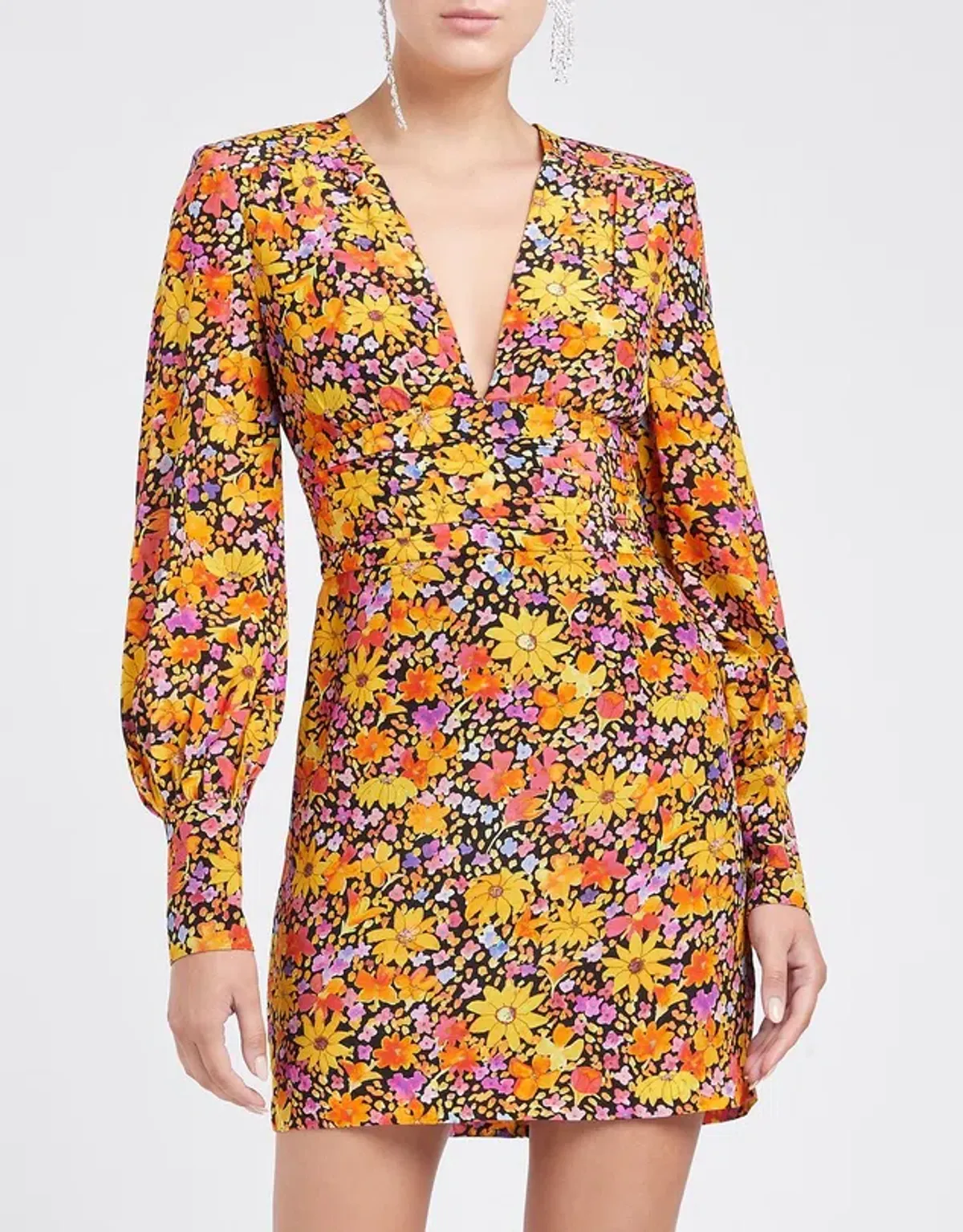 Rebecca Vallance Arles Mini Dress Print Size 6 for rent on The Volte - main image