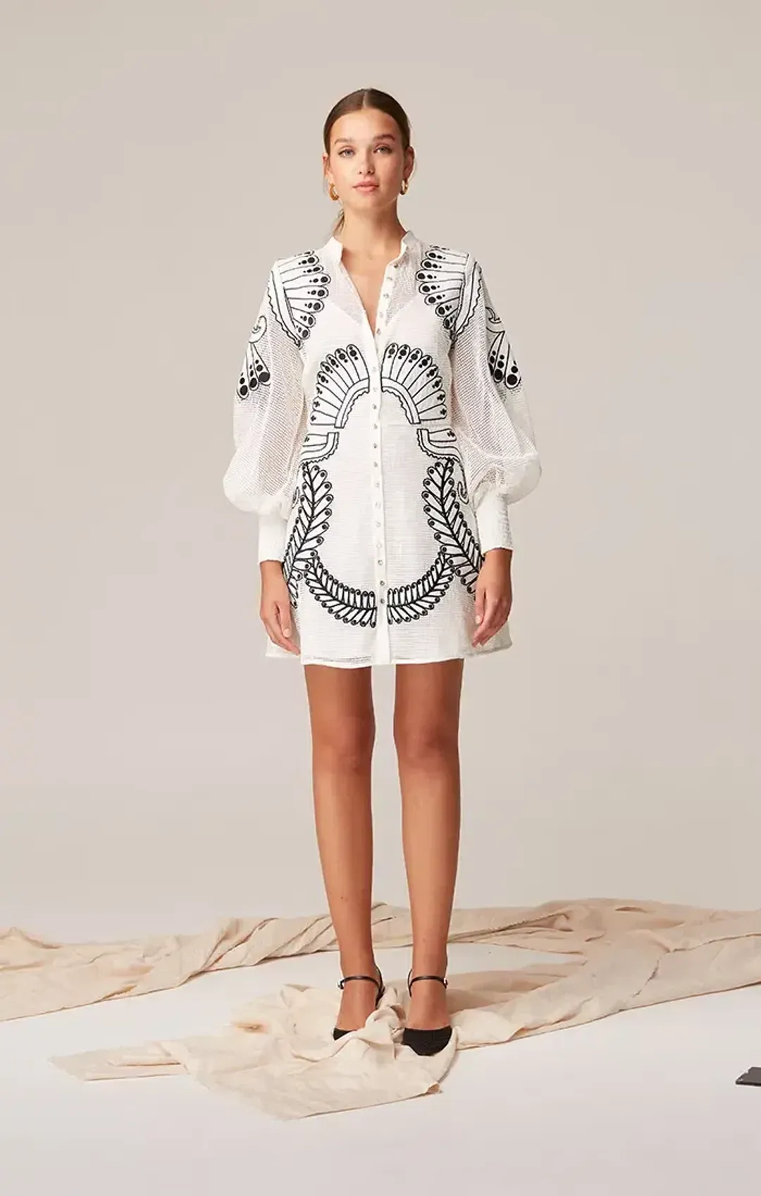 Keepsake The Label Alchemy Long Sleeve Mini Dress Print Size 6 for rent on The Volte - main image