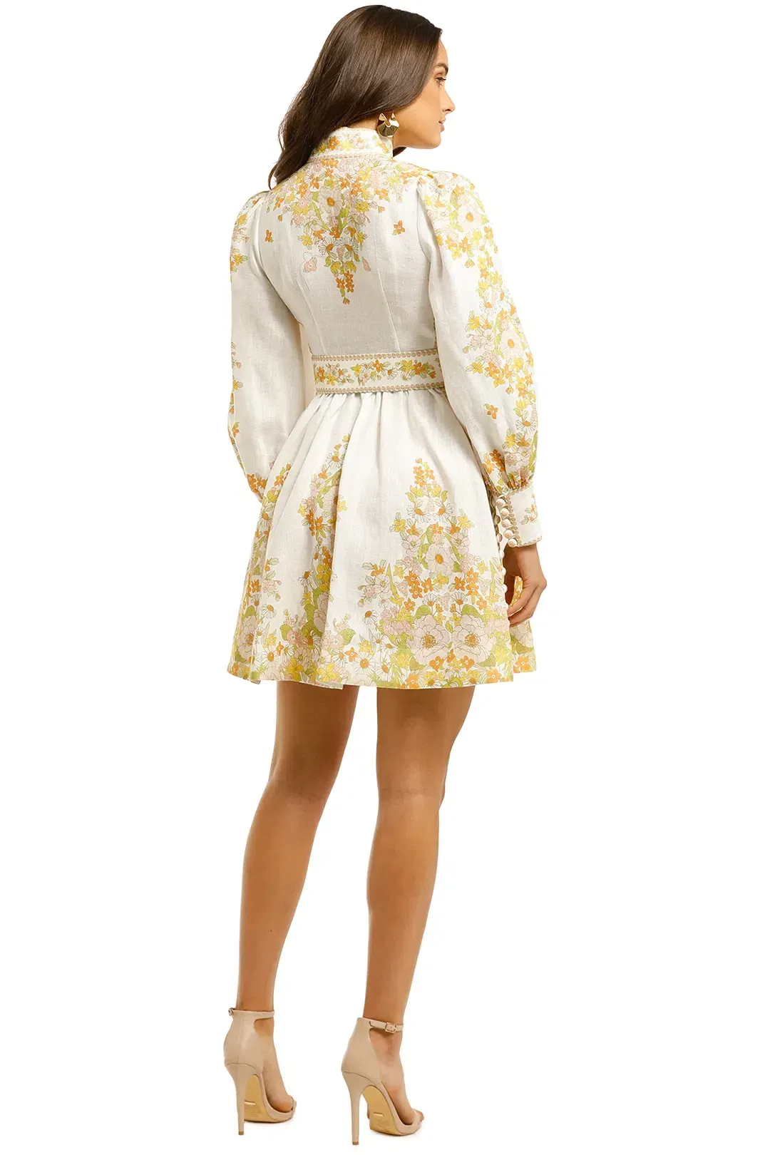 Zimmermann Super Eight Tubular Mini Dress Print Size 6 for rent on The Volte - main image