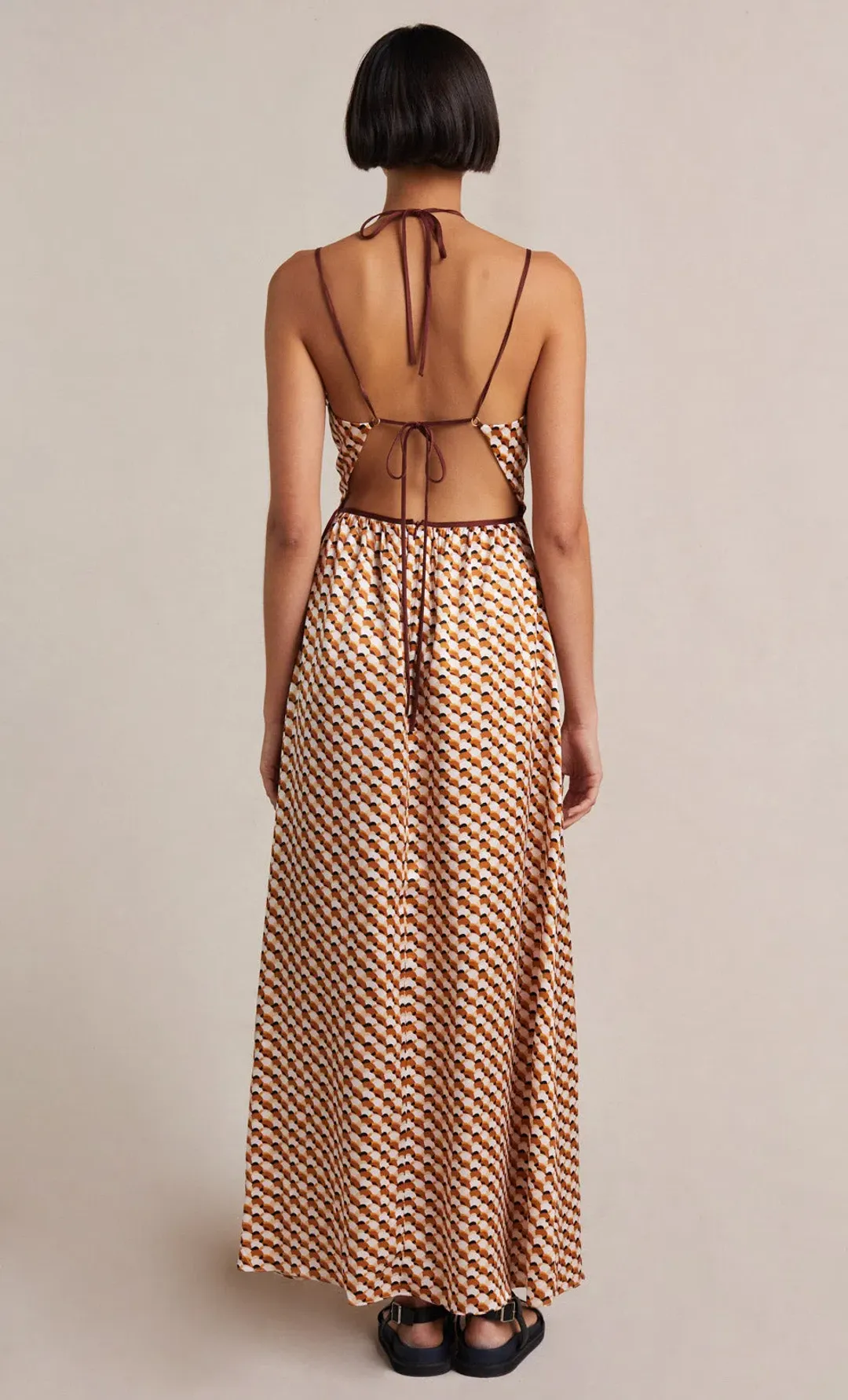 Bec & Bridge Casablanca Maxi Dress Print Size 6 for rent on The Volte - main image