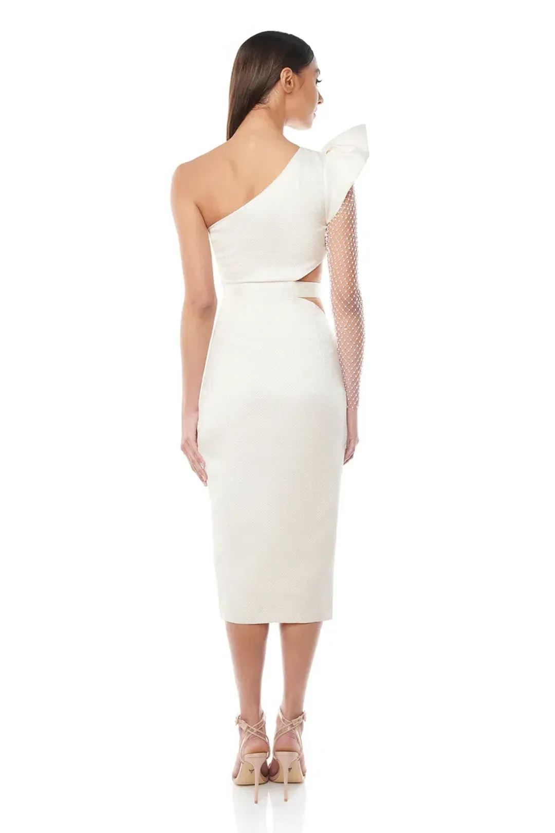 Eliya The Label Melanie Dress Champagne Size 10 for rent on The Volte - main image