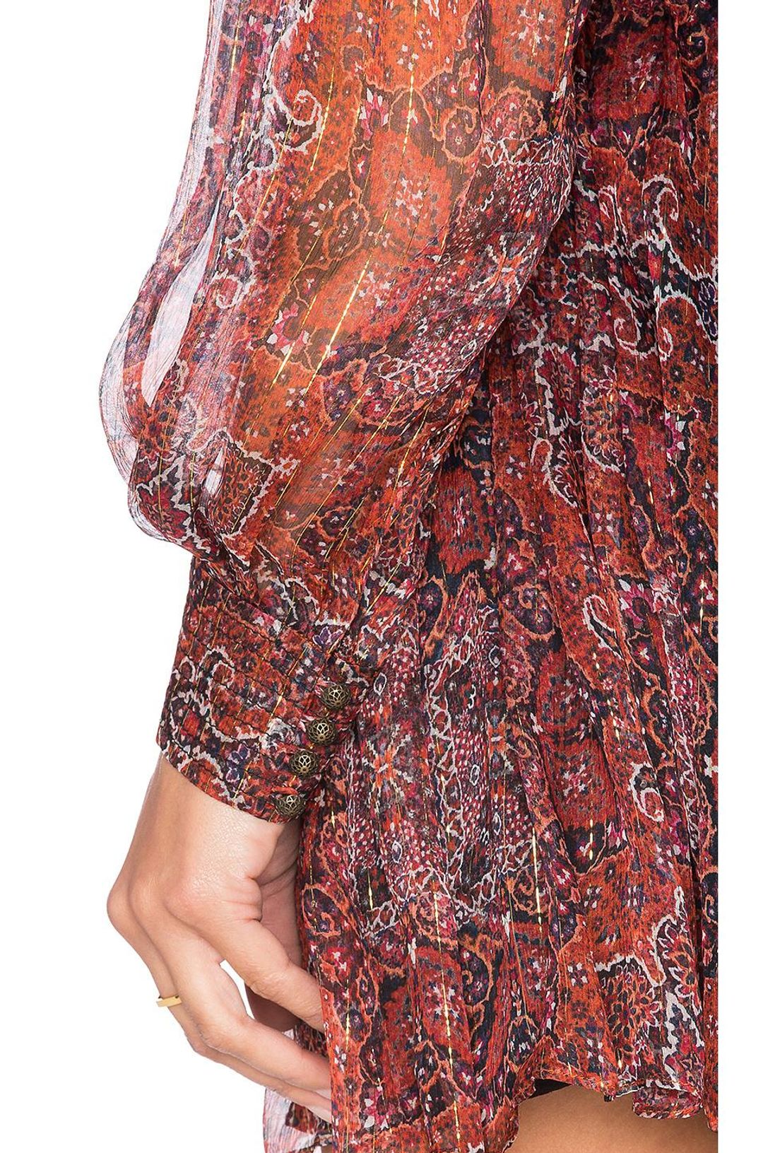 Zimmermann Empire Filigree Playsuit Rouge Konya Size 1 / AU 10 for rent on The Volte - main image