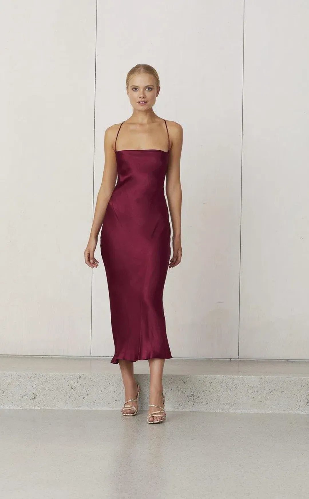 Bec and Bridge Kaia Cowl Dress Plum Size 6  for rent on The Volte - main image