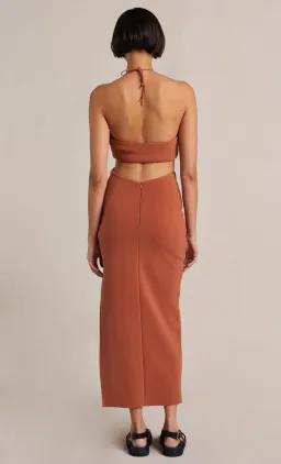 Bec & Bridge Alba Dress Terracotta Size 6 for rent on The Volte - image 4