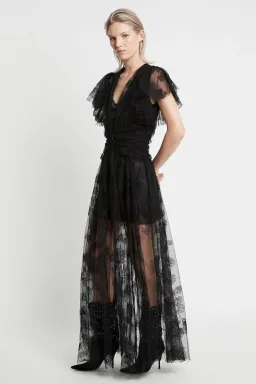 Sass & Bide Salomes Dance Dress Black Size 10  for rent on The Volte - image 2