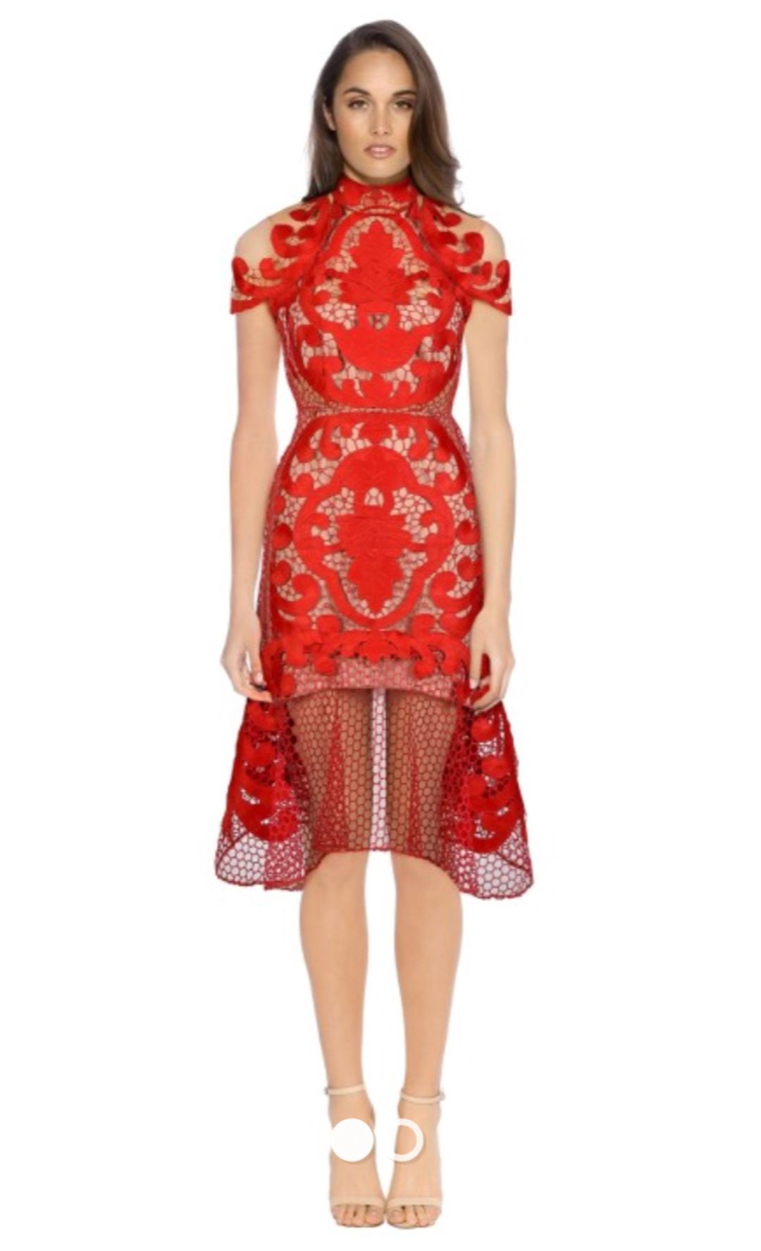 Thurley rose ceremony midi dress for rent on The Volte - main image